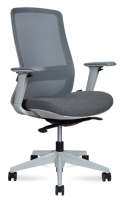 Комо LB (COMO LB gray/black) NRD ткань/нейлон, кресло компьютерное