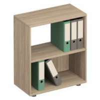 ФР 342 Стеллаж 67x34x75 низкий цвет вяз светлый