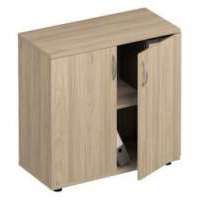 ФР 309 Шкаф 80x38x74 низкий 2-х дверный цвет вяз светлый